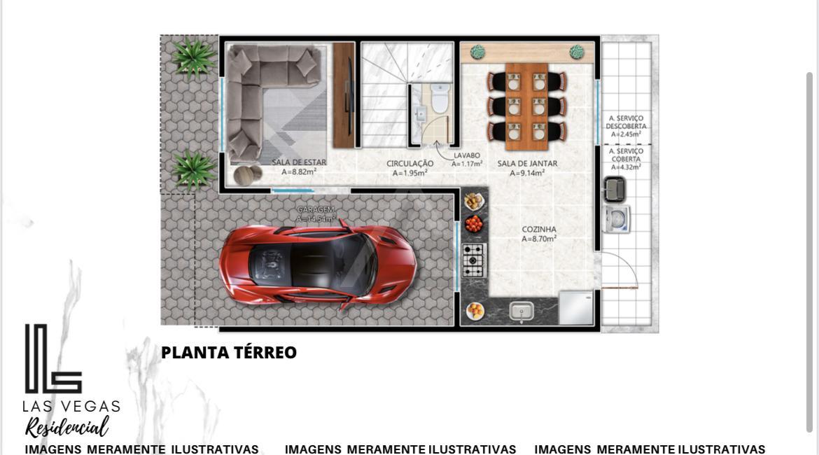 Casa de Condomínio, 3 quartos - Foto 5